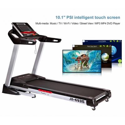 JX-693SI Treadmill with 10.1'' Android System Touch Screen, Built in Negative Oxygen Ion Generator